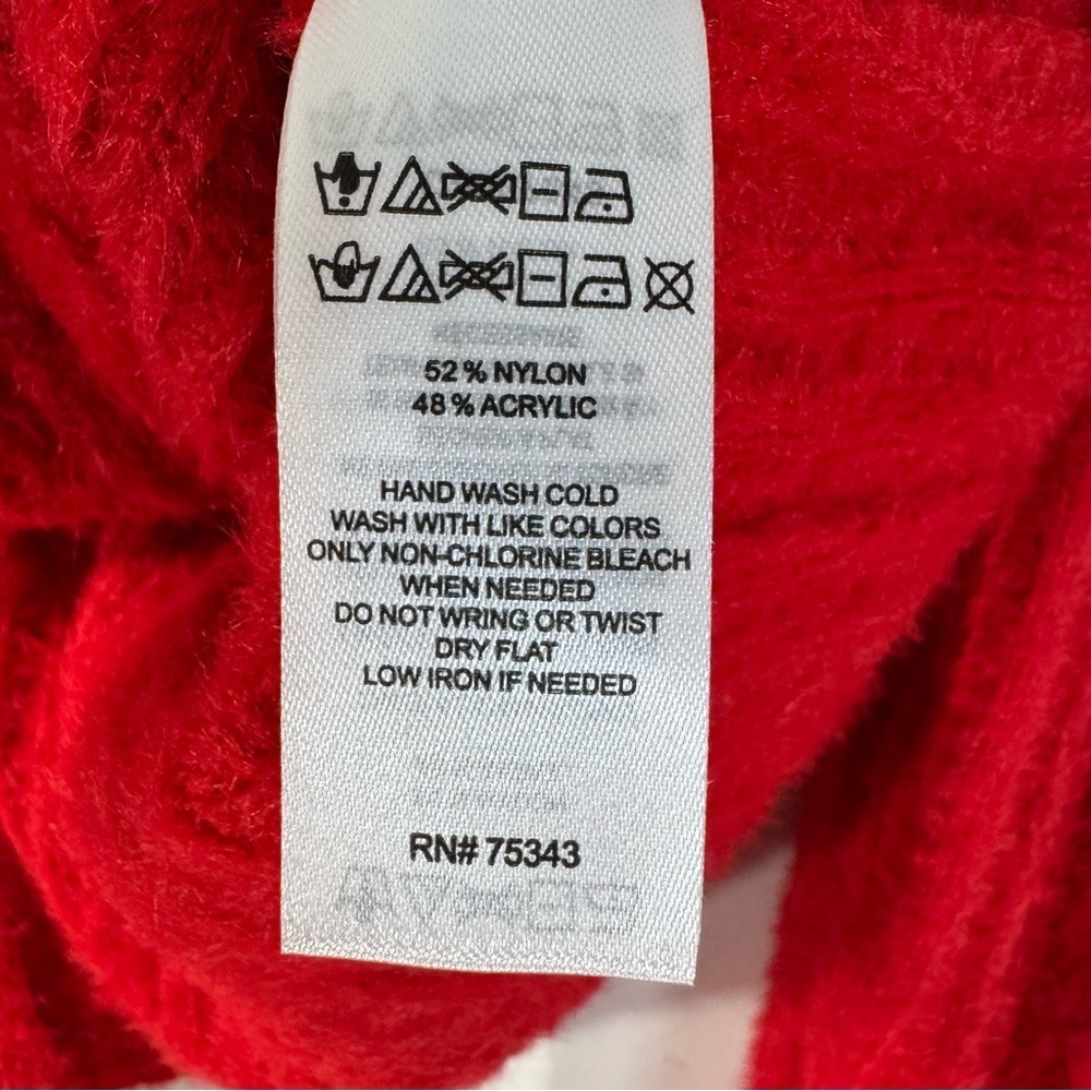 Happily Grey soft red cardigan sweater rhinestone buttons NWT - Picture 7 of 7